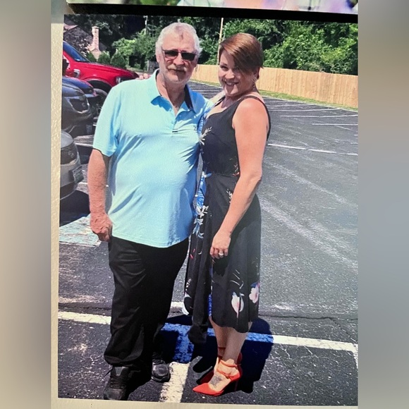 Beautiful Ted Baker floral aline SL midi dress - Picture 1 of 6